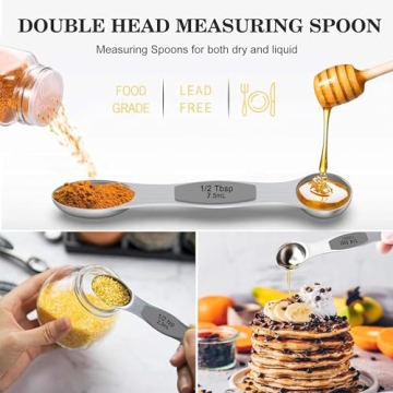 Wildone 21-Piece Measuring Cup and Spoon Set for Precise Cooking