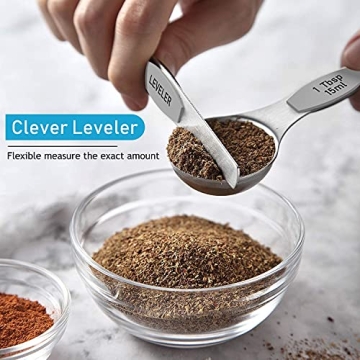 Wildone 21-Piece Measuring Cup and Spoon Set for Precise Cooking