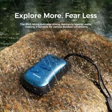 OCOOPA Magnetic Hand Warmers Rechargeable 2Pack, IP45 Water Resistant, UL Certified, Ergonomic Electric Hand Warmer, Up to 9hrs, Pocket Size Handwarmers, Raynauds, Golf, Tech Gifts for Men, UT4 Urban