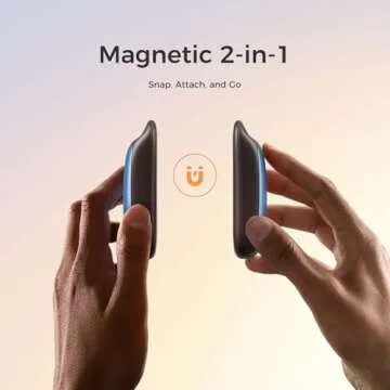 OCOOPA Magnetic Hand Warmers Rechargeable 2Pack, IP45 Water Resistant, UL Certified, Ergonomic Electric Hand Warmer, Up to 9hrs, Pocket Size Handwarmers, Raynauds, Golf, Tech Gifts for Men, UT4 Urban