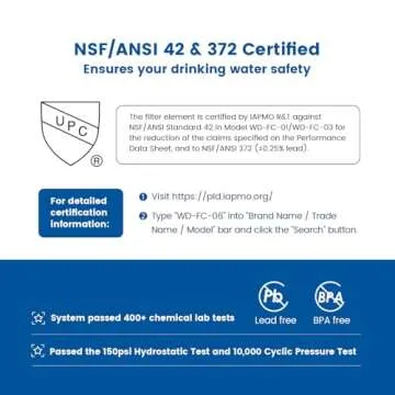 Waterdrop WD-FF-01A Replacement Filter, Faucet Water Filter, Replacement for WD-FC-01, WD-FC-02, WD-FC-06, Reduces Chlorine, Taste and Odor, Last Up to 9 Months (Pack of 3)