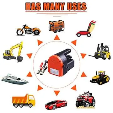 PLUMIA 12V Oil Change Pump Extractor for Easy Fluid Changes