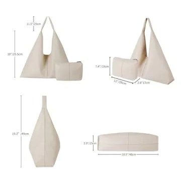 YLYYHH Leather Tote Bag - Eco-Friendly & Stylish