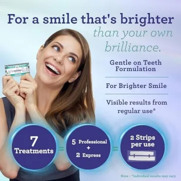 GuruNanda Teeth Whitening Strips for Bright Smiles