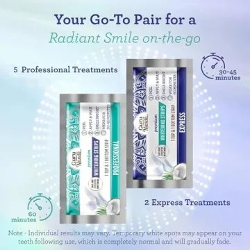 GuruNanda Teeth Whitening Strips for Bright Smiles