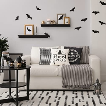 Glaring Halloween Decor Pillow Covers Set of 4 18x18