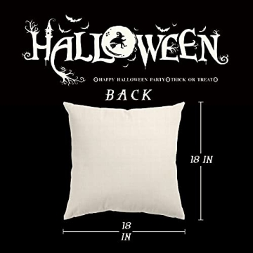 Glaring Halloween Decor Pillow Covers Set of 4 18x18