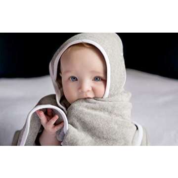 Burt's Bees Baby Hooded Towel - Organic Cotton for Infants