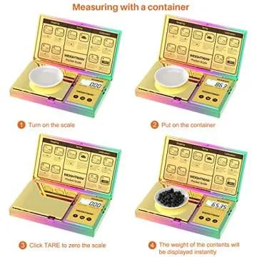 WEIGHTMAN Shiny Digital Gram Scale for Food and Jewelry