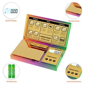 WEIGHTMAN Shiny Digital Gram Scale for Food and Jewelry