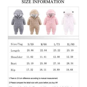 Cute Unisex Baby Winter Snowsuit by XMWEALTHY