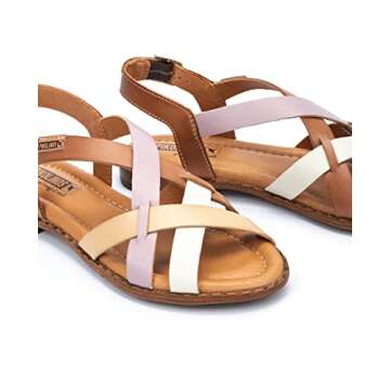 Chic PIKOLINOS Flat Sandals Leather Algar for Women