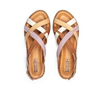 Chic PIKOLINOS Flat Sandals Leather Algar for Women