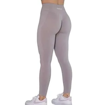 AUROLA Intensify Workout Leggings for Women Seamless Scrunch Tights Tummy Control Gym Fitness Girl S...