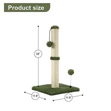 MECOOL 22in Cat Scratching Post for Kittens and Cats