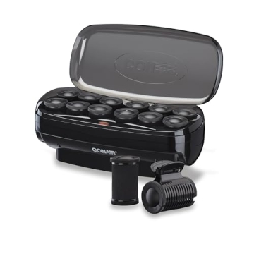 Conair Hot Rollers Hair Curlers for Long, Medium and All Hair | Heated Rollers with Hair Roller Clip...