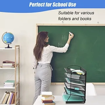 EASEPRES 6-Tier Mesh Desk Organizer for Home Office