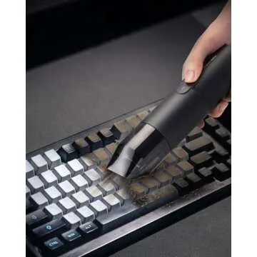 HOTO Handheld Vacuum Cleaner Cordless, Desk Vacuum Cleaner Compressed Electric Air Duster 15000Pa Su...