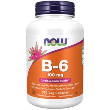 NOW Foods Vitamin B-6 100mg - Supports Energy & Health