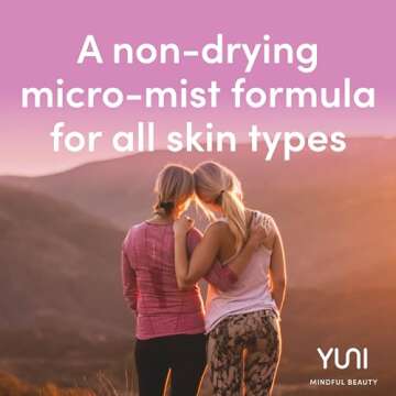 YUNI Beauty Calming Body Mist (4oz) My OM World - Natural Aromatic Oils - Relaxing Stress Relief - Promotes Focus & Clarity - All Natural, Paraben-Free, Cruelty-Free