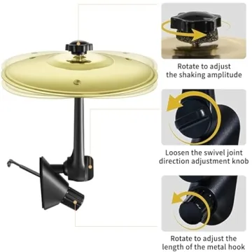 Mini Metal Car Cymbals Set for Music Enthusiasts Gift