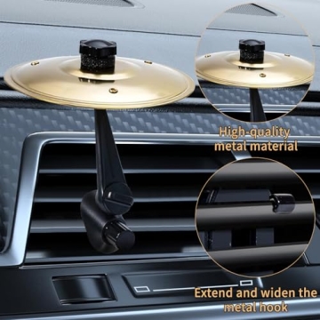 Mini Metal Car Cymbals Set for Music Enthusiasts Gift