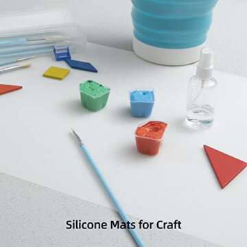 Large Silicone Mats for Kitchen Counter, Heat Resistant & Non-Slip