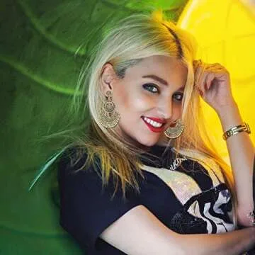 RechicGu Vintage Gold Ethnic Bali Jhumka Jhumki Lotus Mexico Gypsy Dangle Earrings Traditional Ear Studs with Gift Box