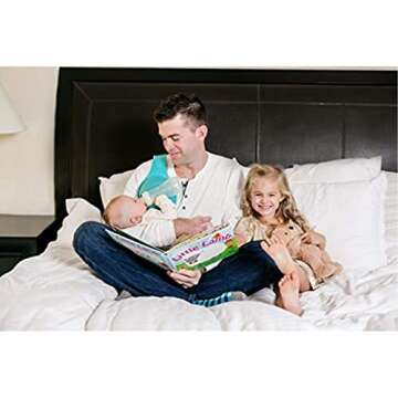 The Beebo Hands Free Baby Bottle Holder, Upgraded – New and Improved, Teal – Suitable for Most Bottle Sizes, Enhance Feeding Time for Parents and Caregivers| Anti Slip