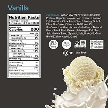 OWYN Elite Vegan Protein Shake - 32g Protein & Zero Sugar