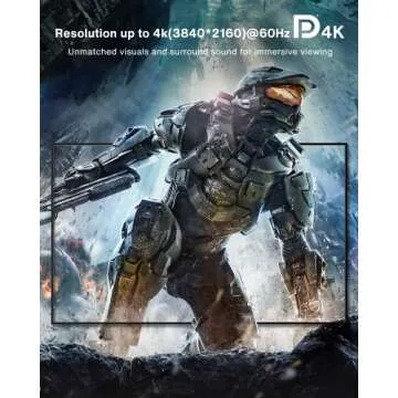 VESA Certified DisplayPort Cable, iVANKY 6.6ft DP Cable 1.2, [4K@60Hz, 2K@165Hz, 2K@144Hz], Gold-Plated High Speed Display Port to Display Port Cable, for Gaming Monitor, Graphics Card, TV, PC, Laptop