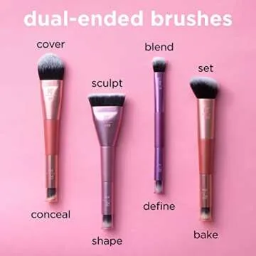 Real Techniques Cover & Conceal Dual-Ended Makeup Brush