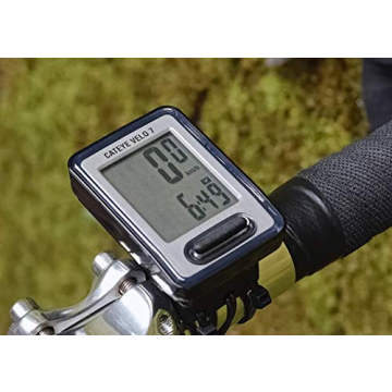 CatEye Velo 7 Wired Bike Computer - Accurate Cycling Stats