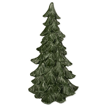 Stylish 8 Inch Resin Tabletop Spruce Tree for Holiday Decor