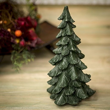 8 Inch Hand-Painted Resin Tabletop Christmas Tree