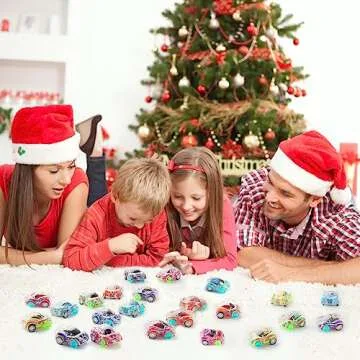 Benzem 50 Pcs Mini Pull Back Cars Set, Pull Back Racing Vehicles for Kids Toddlers, Bulk Toys Party Favors Treasure Box, Classroom Prizes, Pinata Fillers,Goodie Bag Stuffers for Boys Girls