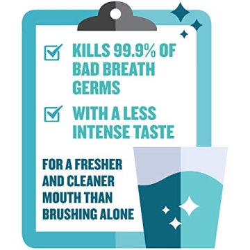 Listerine Zero Alcohol Mouthwash, Cool Mint Flavor Travel Size