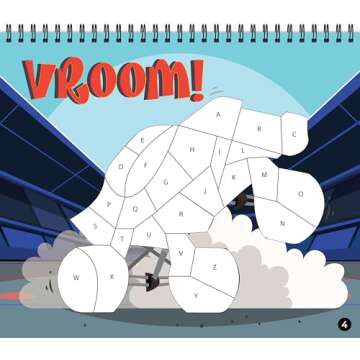 Brain Games - Fun Monster Truck Sticker Activity for Kids