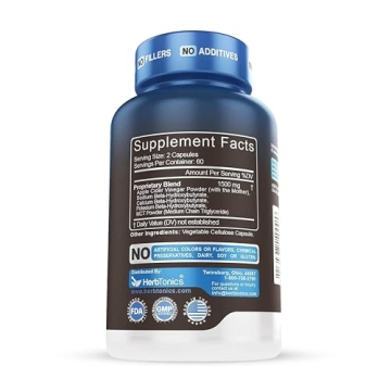 Herbtonics ACV Capsules Plus Keto BHB for Weight Loss