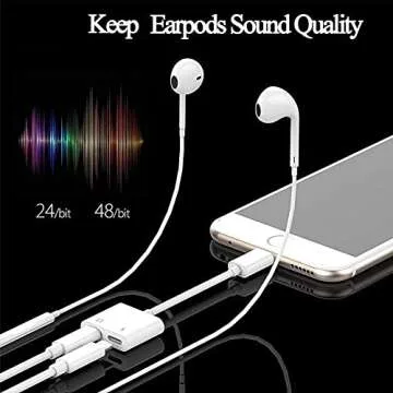 DESOFICON 2PACK Dual Lightning Adapter for iPhone