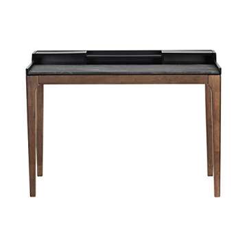 Sunpan Walnut Office Desk - Elegant Modern Workspace