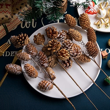 Deloky Large Pinecone Branches for Fall Decorations