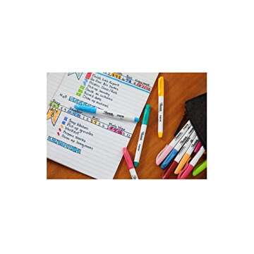 Sharpie S-Note Highlighter Pens | Part Art Marker Pen, Part Highlighter to Draw, Write & More | Assorted Pastel Colours | Chisel Tip | 4 Count