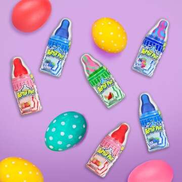Baby Bottle Pop Candy Lollipops, 18 Count Bulk Fun Treats