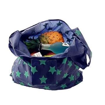 Cloth Grocery/Tote Bags, Reusable, Foldable, Recycle for Shopping, Fits in Pocket, Eco Friendly for ...