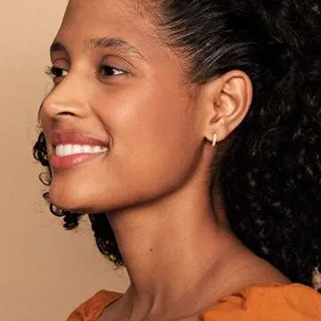 PAVOI Gold Plated Huggie Stud Earrings for Everyday Elegance