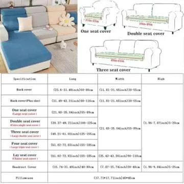 Jejiakell Universal Sofa Cover - Slipcover Protector