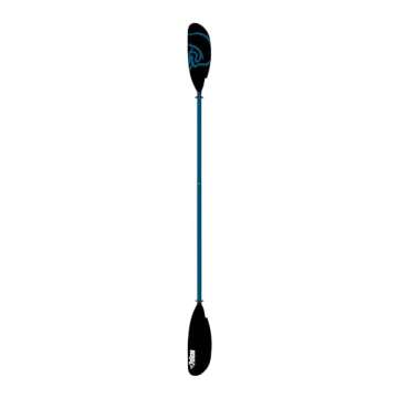 Pelican Vesta Kayak Paddle - Aluminum Shaft with Nylon Reinforced Blades - Lightweight and Adjustabl...