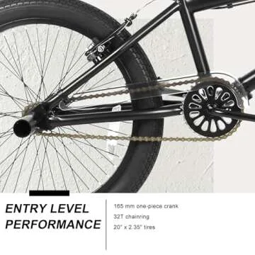 WEIZE Freestyle BMX Bike for Kids - 20 inch Trick Bicycle
