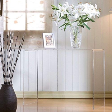 Stylish Pure Decor Acrylic Console Table for Modern Homes